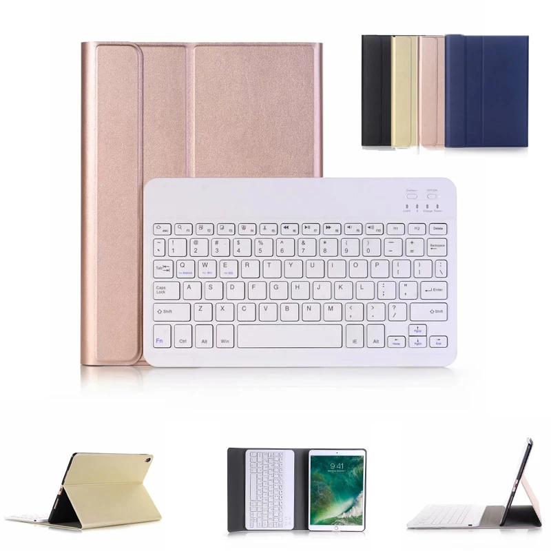 

For iPad Pro Air 3 10.5 Case Wireless Bluetooth Keyboard Cover A1701 Removable Pencil Holder Stand Case For iPad Pro 10.5 Case