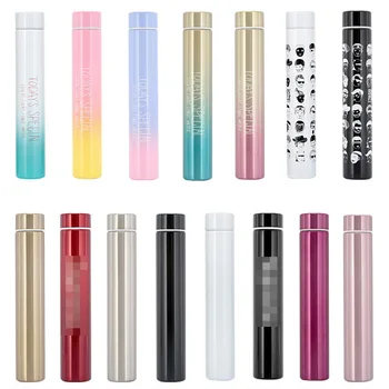 

280ml Skinny Stright Thermosflask Stainless Steel Water Cup For Outdoor Travelling Coffee Water Bottle Cold Insulation