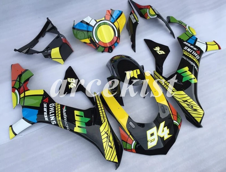 Литья под давлением ABS Полный обтекатели комплект подходит для YAMAHA YZF-R1 15 16 17 18 r1 прохладный стиль