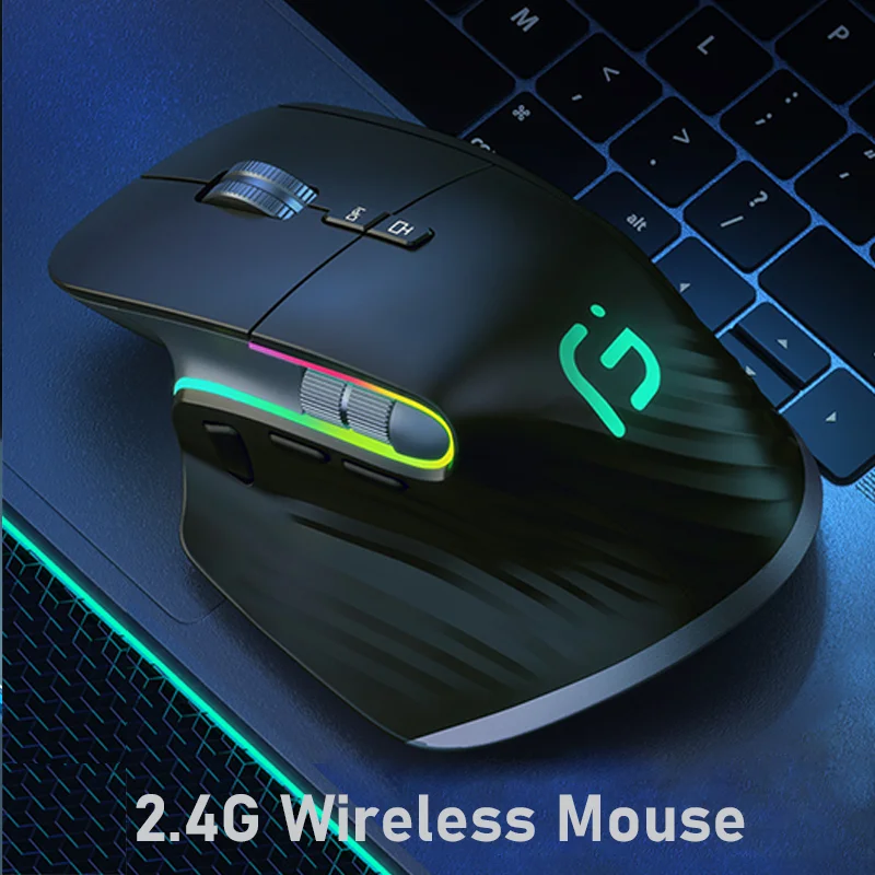 Type C 2.4G Wireless Mouse Rechargeable Silent Ergonomic Computer DPI Up 4000 For Tablet Macbook Air Laptop PC Gaming Office | Компьютеры