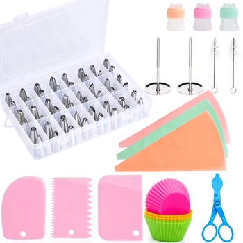 

69 Pieces of Cake Decoration Combination Set All-In-One Baking and Decoration Kit