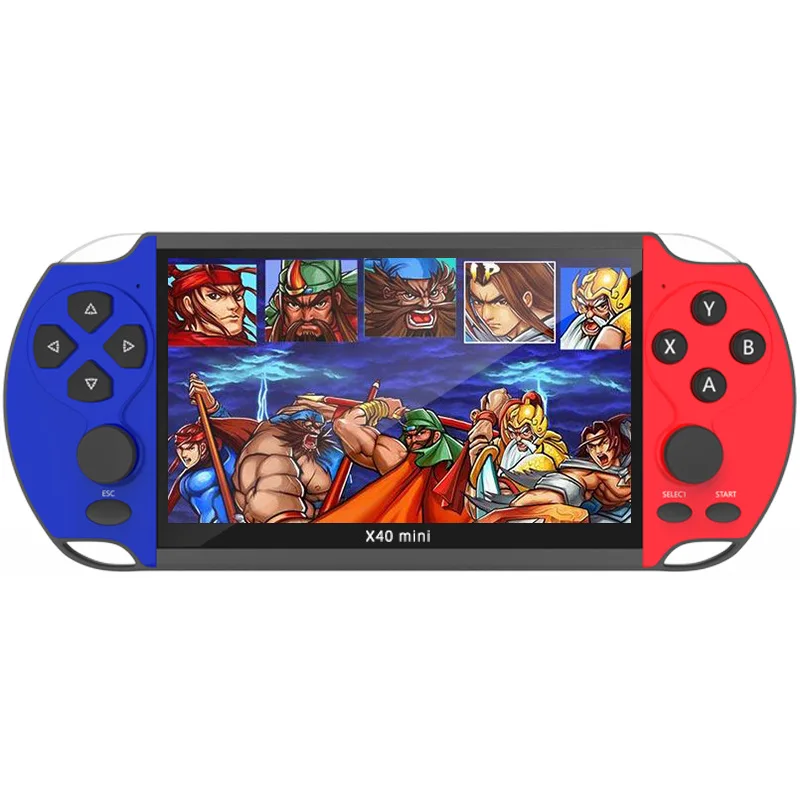 x40 mini video game  6.5inch 128 bits retro portable mini retro classic video game console handheld game player for Christmas gi 