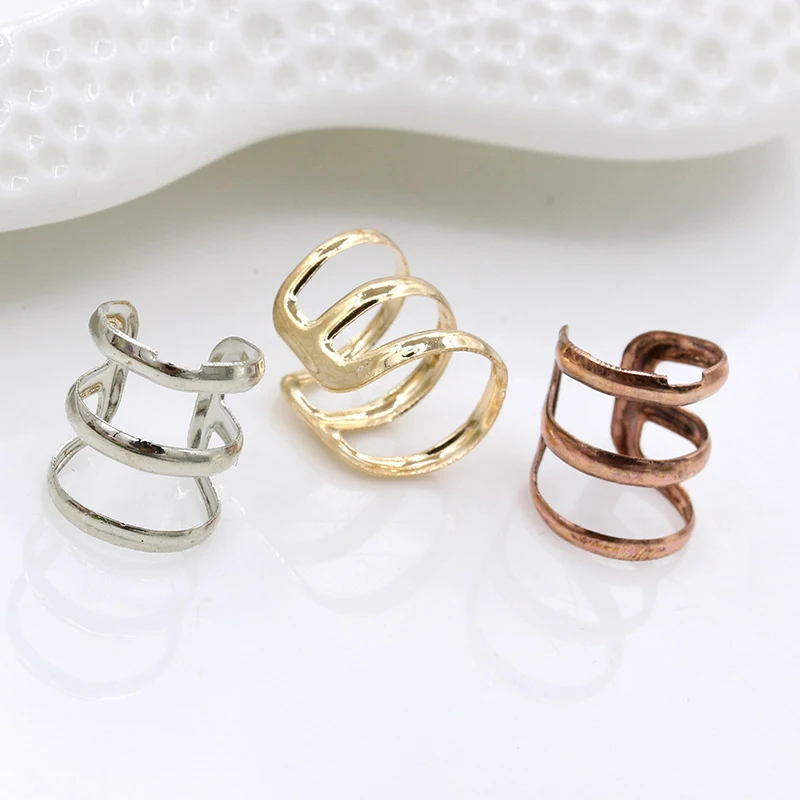 

Fashion Punk Hollow Ear Clip Earrings Non Pierced Ear Bone Invisible Geometry U-shaped Earrings Men and Women Jewelry Gifts