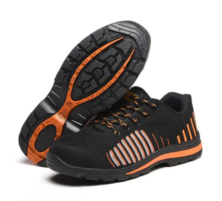Anti-collision Work Boots New Men Steel Toe Caps Anti-smashing Shoes Anti-puncture Anti-slip Breathable Protective Safety Shoes