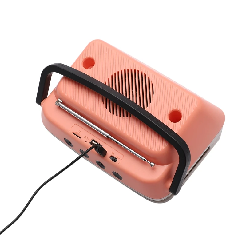 Ретро Bluetooth динамик винтажный мини портативный Bluetooth динамик радио Музыкальный плеер Поддержка TF карта U диск Громкая связь