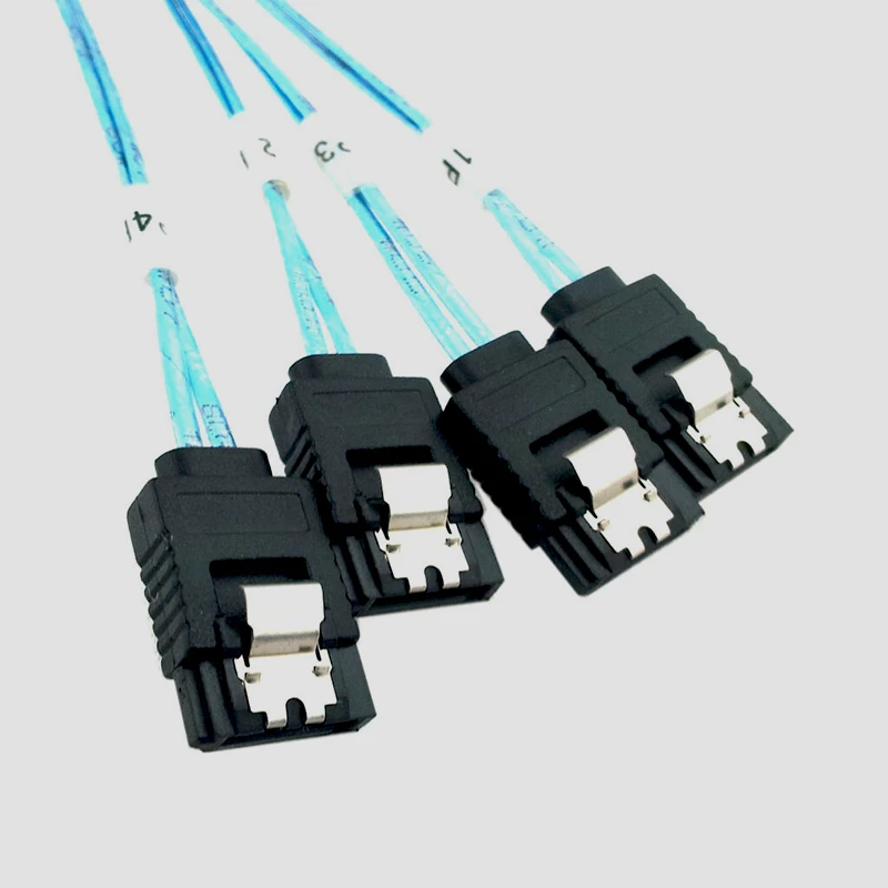 Новый мини SAS SFF 8643 хост 4SATA 7pin жесткий диск 6 Гбит/с кабель сервера данных