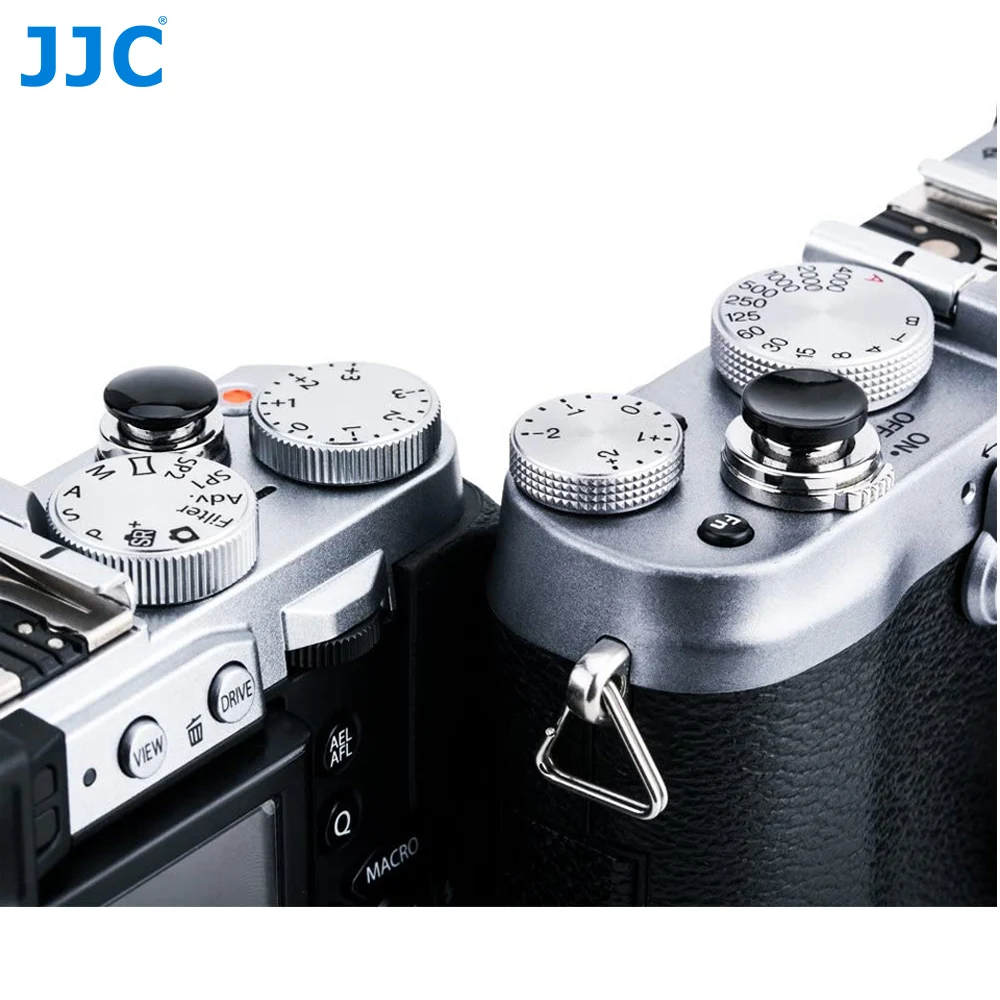 Camera Remote Shutter Button JJC Metal Soft Shutter Release Button For Fujifilm X100VI XE3 X100F XT20 XT30 XT10 XT4 XT3 X100V X100F X100T Sony Canon Nikon