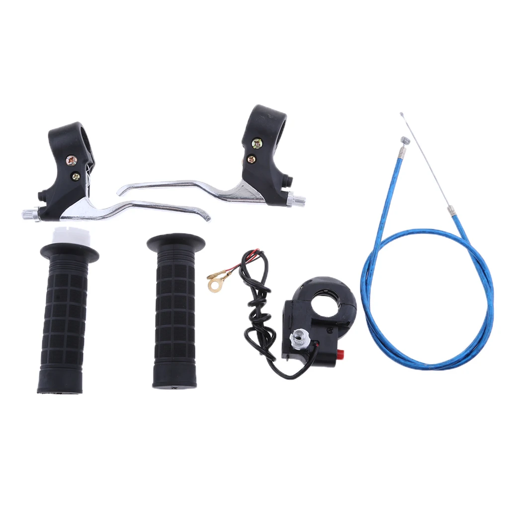 Дроссельный кабель управления 22 мм 7/" ручка ручки выключатель набор рычагов 47cc 49cc