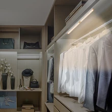 USB светодиодная подсветка под шкаф PIR датчик движения лампа 36 светодиодный s для шкафа шкаф кухонный светильник ing светодиодный ночной Светильник