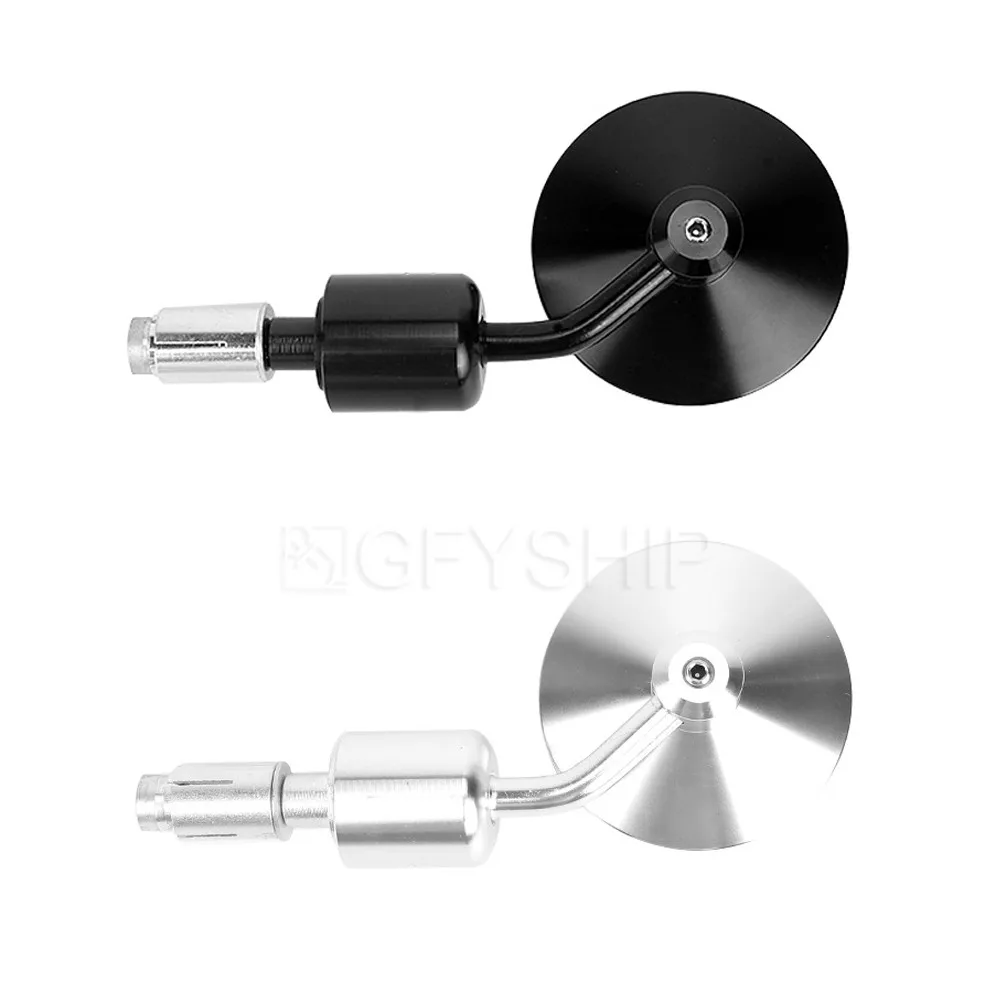 

Universal Motorcycle Side Mirrors Circular Adjustable Rotatable E-Bike Scooter Folding Type Rearview Mirrors Moto Accessories