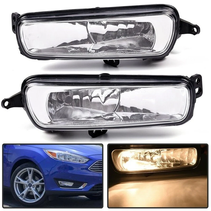2PCS Car Light DRL Front Bumper Fog Auto Daytime Lamp Turn Signal for Ford Focus 2015-2018 | Автомобили и мотоциклы