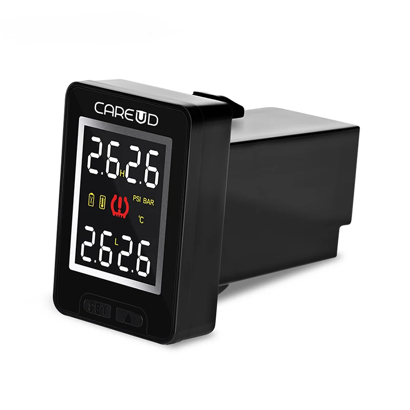 CAREUD-U912 TPMS ڵ Ÿ̾ з  ͸ ý, 4  ܺ   LCD ÷  