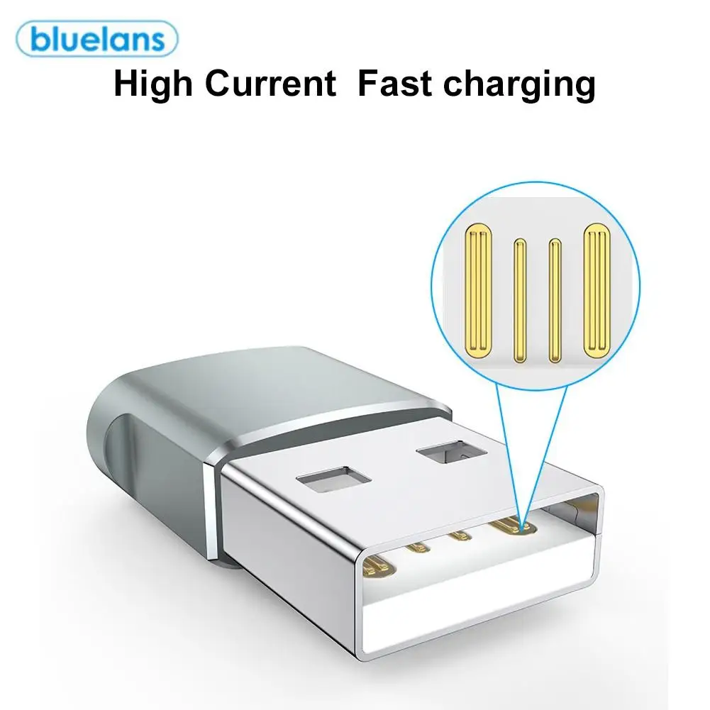 

Bluelans Mini Aluminum Alloy Type-c Female to USB 3.1 Gen 1 Male Converter Adapter for Phone/Laptop Stable and Easy to Use