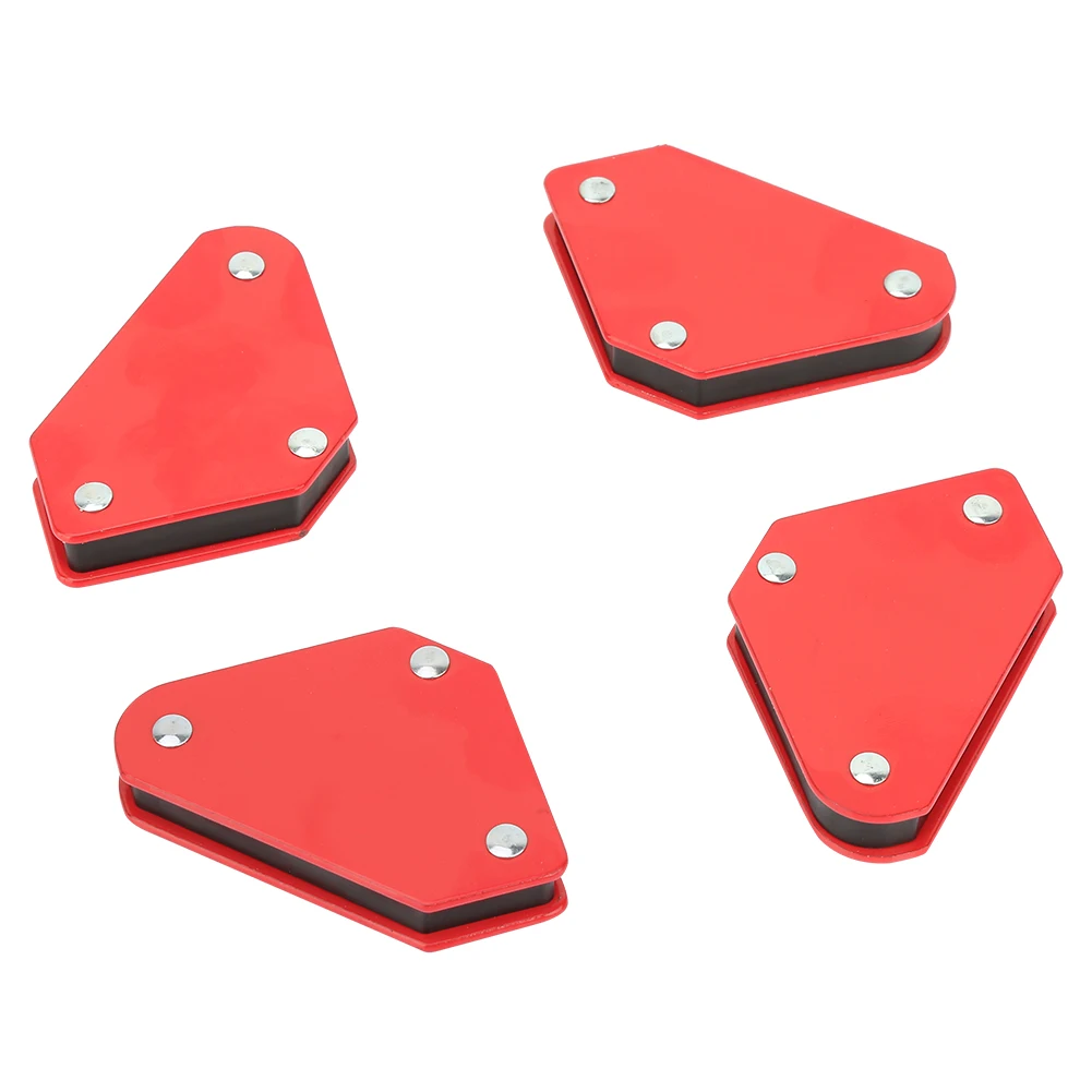 

4pcs 9LB Welding Magnetic Holder Angle Soldering Locator Magnetic Magnet Corner Arrows Welder Welding Holder Tool