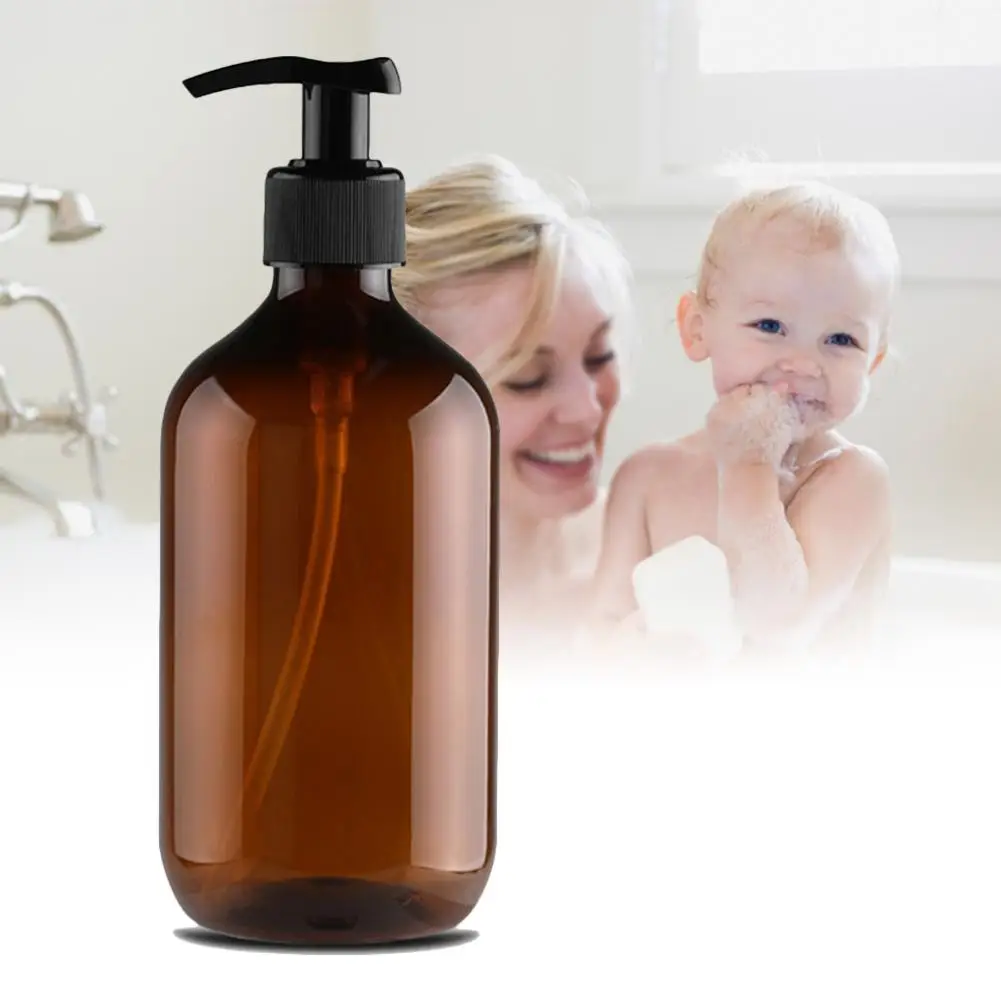 

500ml New High-quality PET Lotion Bottle Shampoo Bottle Shower Gel Hand Lotion Bottle Soap Empty Pump Bottle Bathroom Supplies