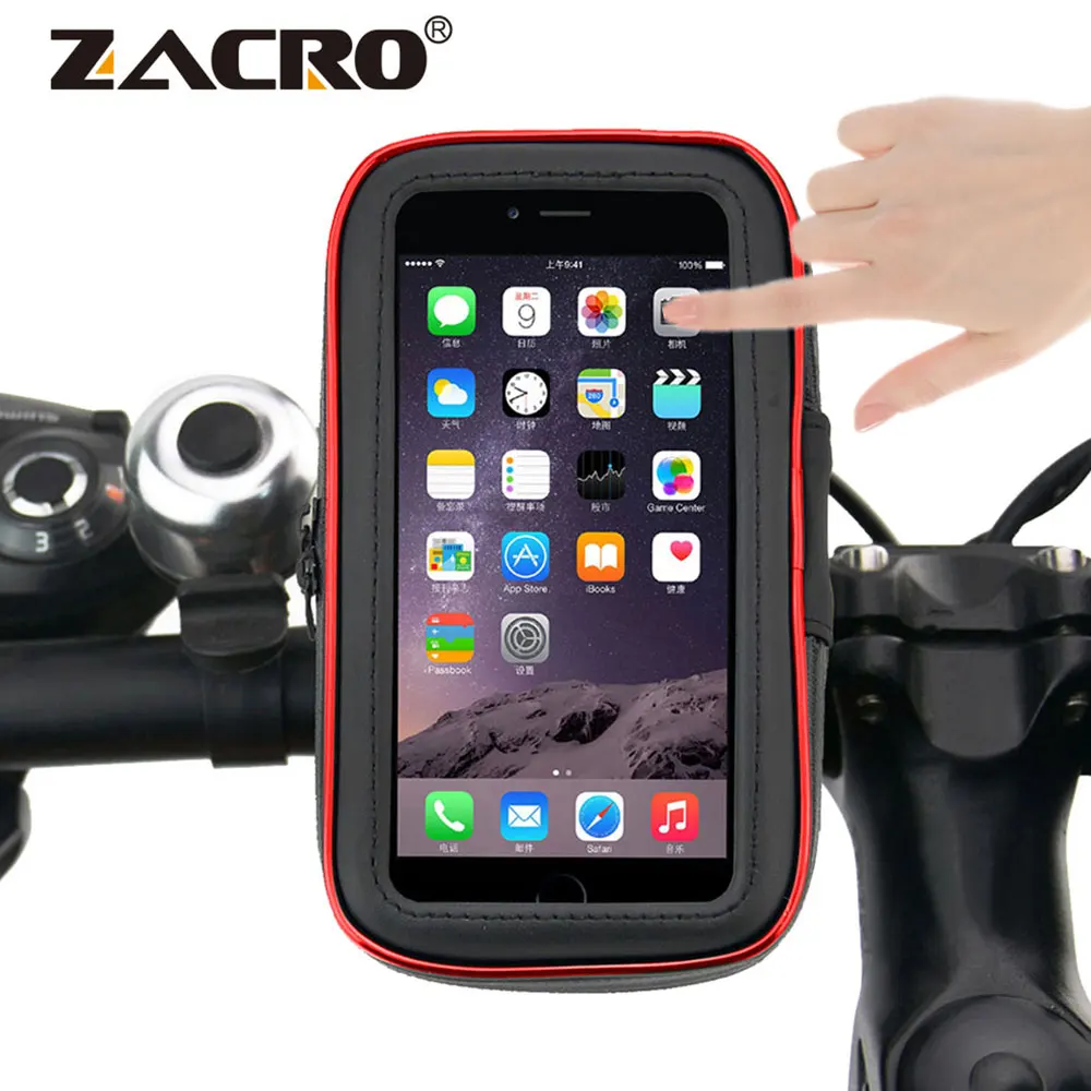 Велосипедный Мотоцикл держатель для телефона водонепроницаемый велосипед чехол для телефона сумка для IPhone Xs Xr X 8 7 samsung S9 S8 S7 скутер чехол для телефона