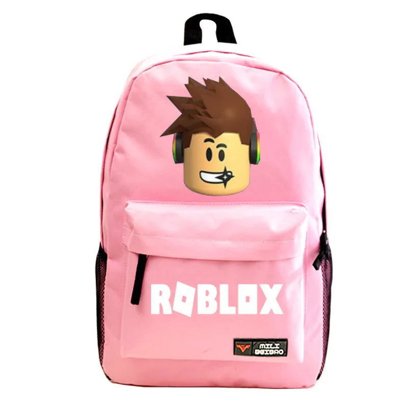 Игровой повседневный рюкзак для подростков, для детей, для мальчиков, унисекс, сумки для ноутбука, детские школьные сумки, mochila mujer, дорожная сумка через плечо - Цвет: Розовый