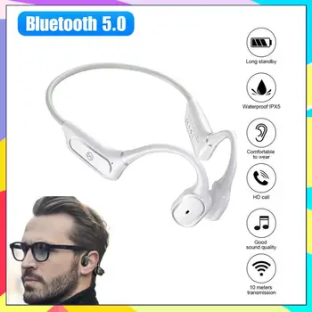 

H11 Bone Conduction Headphones Bluetooth 5.0 Wireless Ear Hook Earphones Sweatproof Waterproof Light Sport Earphones