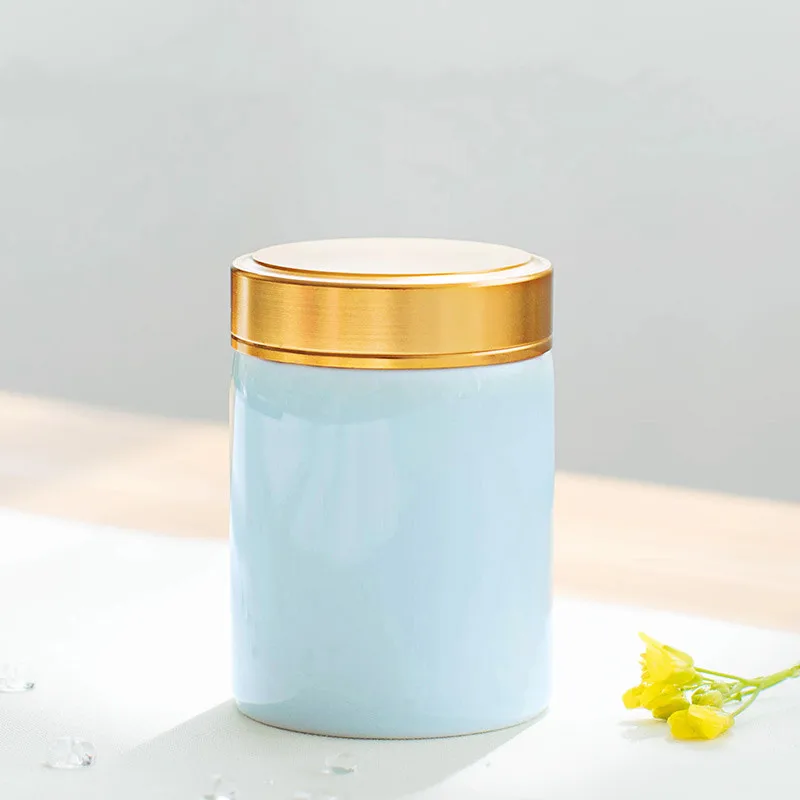 Стиль Celadon чайные банки герметичные маленькие банки чайный набор кунг-фу аксессуары для путешествий удобство для хранения чая резервуар WSHYUFEI