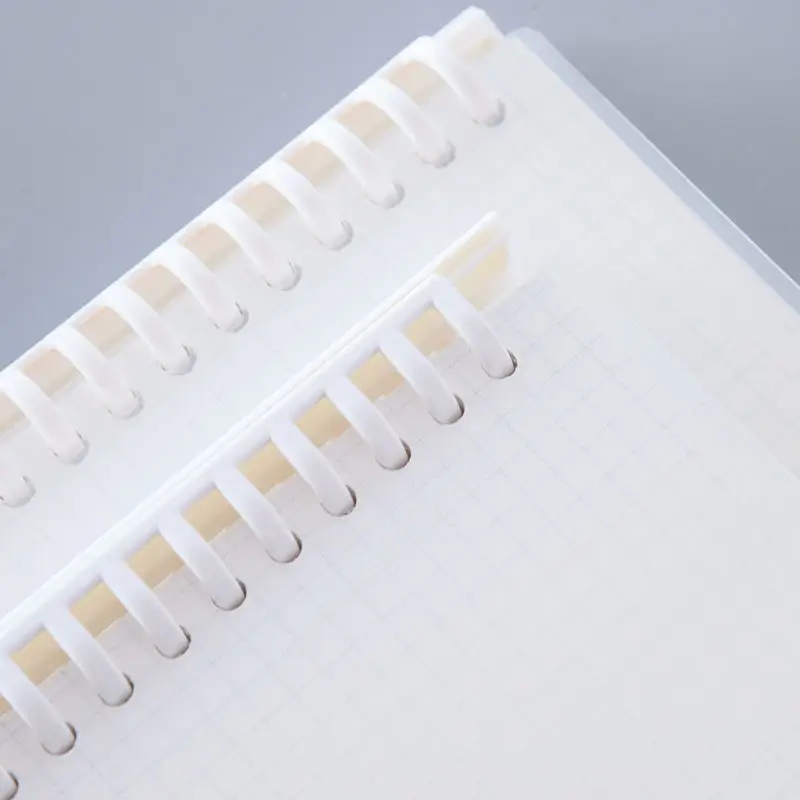 Simple Detachable Plastic Folder Loose-leaf Book PP Cover Notepad B5 A5 Students 80 Pages Multi-functional Clip Journal Simple Detachable Plastic Folder Loose-leaf Book PP Cover Notepad B5 A5 Students 80 Pages Multi-functional Clip Journal