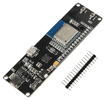 

for Wemos D1 Mini WiFi Module ESP WROOM 02 Motherboard Integrated ESP8266 with 18650 Battery Slot for NodeMCU