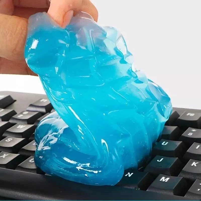 60ml Super Auto Car Cleaning Pad Glue Powder Cleaner Magic Cleaner Dust Remover Gel Home Computer Keyboard Clean Tool