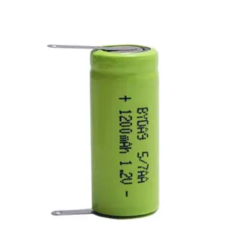 

5PCS Shaver 5/7AA 1.2V rechargeable battery 1200mAh NiMH durable battery 5/7AA1200MAH