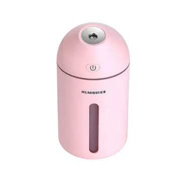 

320ml Ultrasonic Air Humidifier Car Humidifier Small USB Diffuser Auto Shut-Off Cool Mist Vaporizer for Home Office
