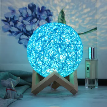 

Romantic LED Night Light Children’s Birthday Gift Creative Product Desktop USB Small Table Lamp Moon Star Projection Lamp Gift