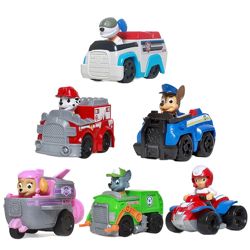 Paw Patrol, спасательный автобус, набор игрушек, смотровая башня, трек, фигурка, Щенячий патруль, машина, Marshall Skye, детские игрушки, рождественский подарок - Цвет: 16