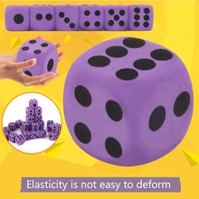 Детская креативная игрушка для раннего развития, детский большой размер, 3,8 см, EVA пена, игральные кости, блоки, вечерние игрушки для родителей и детей, интерактивная игра