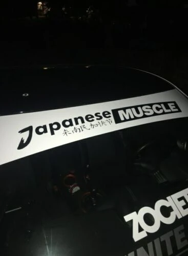 For x2 Car Sticker Japanese Muscle JDM windshield banner 370z frs brz wrx universal | Автомобили и мотоциклы