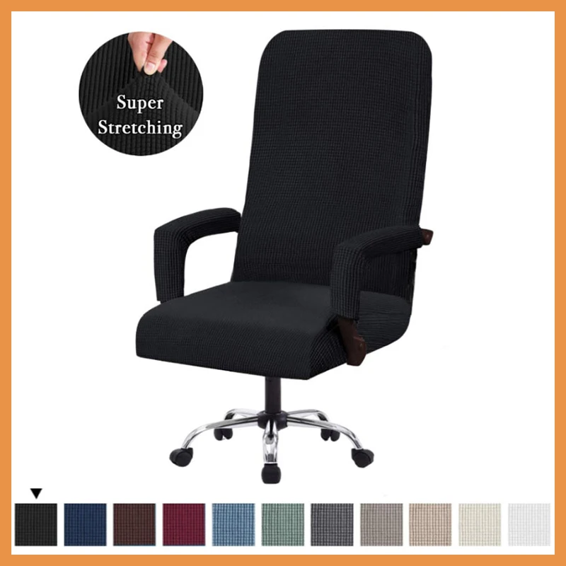 

Office Computer Game Chair Cover Armchair Elastic Stretch Swivel Seat Gaming Chair Protector Slipcover Arm Rest Cover