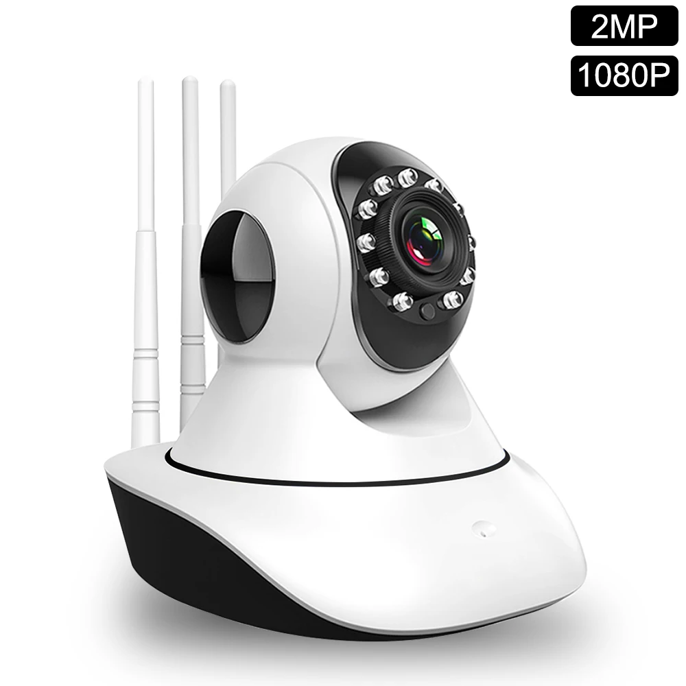 Online Cámara IP de 2MP Wifi 1080P cámara de seguridad para el hogar Audio bidireccional inalámbrico 15M IR visión nocturna de almacenamiento en la nube cámara de vigilancia CCTV