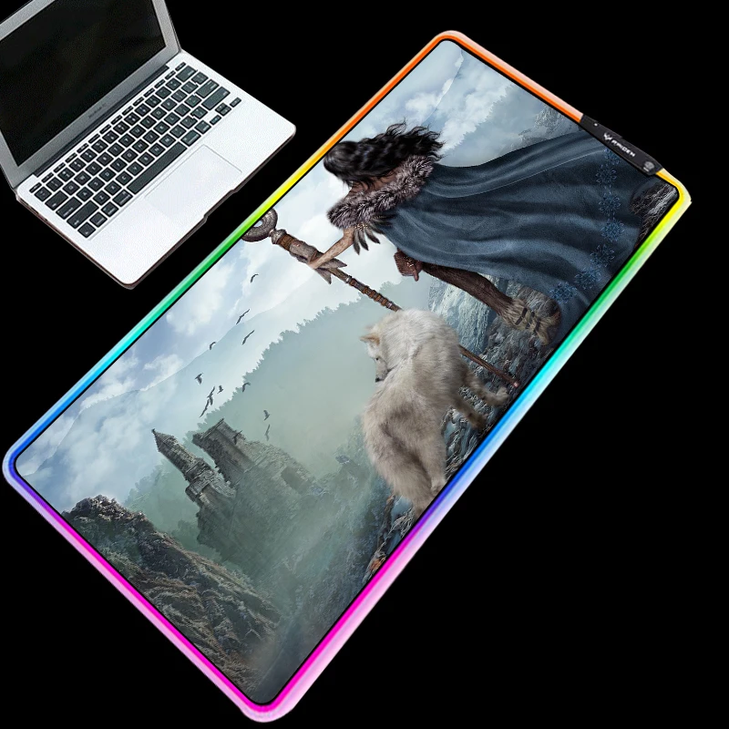 Коврик для мыши Mairuige с RGB-подсветкой холодсветильник светодиодный том USB-зарядкой