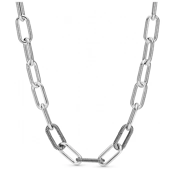 

2020 New High-quality Sterling Silver 925 Me Link Necklace Original Suitable For Women 1:1 Jewelry Hot Classic Style