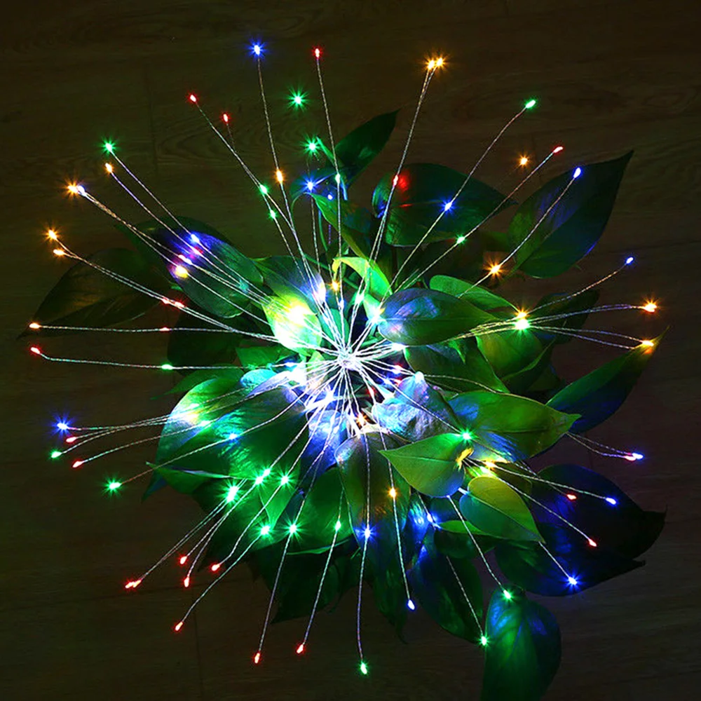 Romantic Durable Corridor Patio Firework Light Parties Landscape Lamp Remote Control Fairy Light Super Bright 150LED Xmas Decor