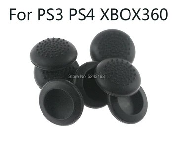 

50pcs/lot Thumb stick Joystick Grips Cap Cover silicone grips caps for PS4 ps3 xbox360 Controller Wireless