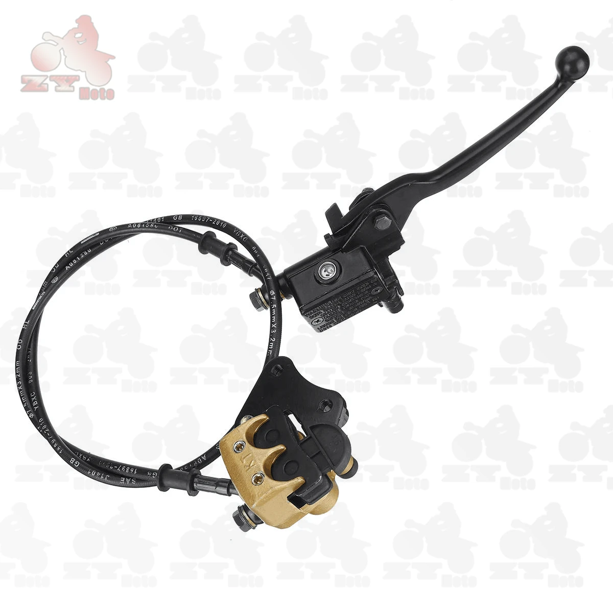 Klx 110 front brake assembly Clearance