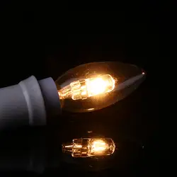 Галогенная лампа для домашнего освещения форма свечи светодиодный лампы 220V лампы в форме свечи энергосбережение Новый AC 220 V-240 V E14 Крытый