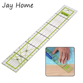 5*30cm Clear Sewing Ruler Patchwork Ruler with Grid Lines Tailor Yardstick Cutting Quilting Ruler DIY Sewing Accessories Tools measuring tool transparent quilting sewing patchwork foot aligned ruler grid cutting edge tailor craft handmade ruler 15 3 cm