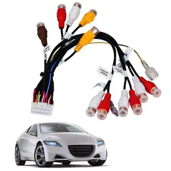 

24Pin Plug Car Stereo Radio RCA Output Wire Harness Cable for AVIC-F900BT