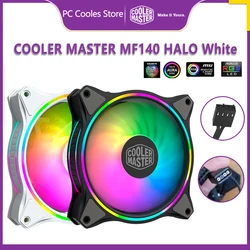 Cooler Master MF140 HALO ARGB 14cm RGB 5V/3PIN Computer Case Quiet PWM Fan PC CPU Cooler Water Cooling 140mm Replaces Fans
