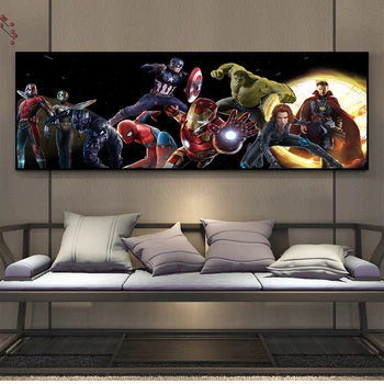 

Modern Comic Art Hero Art Canvas Painting Posters and Prints Wall Art for Living Room Home Decor (No Frame)