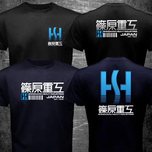 New Rare Japan Mecha Anime Pat Labor Ingram Shinohara Heavy Industries Double Side T-Shirt 2019 Fashion Unisex Tee | Мужская одежда