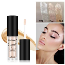 Women Makeup Highlighter Face Contouring Makeup Brightener Concealer Liquid Highlighter Primer Bronzer Face Glow Cosmetics