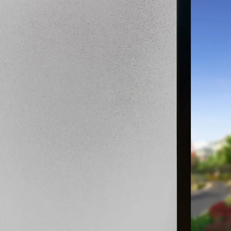 

Pure Dull Polish Glass Stickers Office Bathroom Sliding Door Sun-resistant Shade Translucent Non-transparent Privacy Window Stic