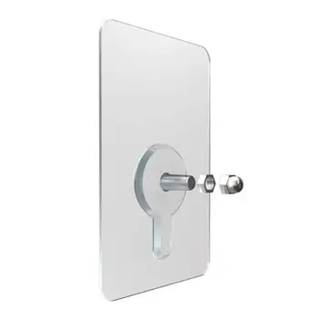 

PVC Alete Practical Durable Wall Nail Wall Poster Wall Hook Non-Trace Stick Screw Home Decor Bathroom Living Room Curtain