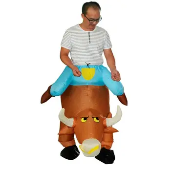 

Bullfighting Ride Inflatable Costume Riding Fancy Dress Adult Party Cosplay Suit Inflatable Ride Suit