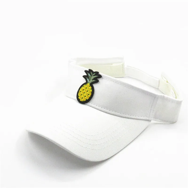 2020 Cotton Pineapple Embroidery Visors Baseball Cap Adjustable
